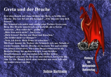FantasyPostkarte: Greta und der Drache